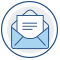 envelope with letter icon